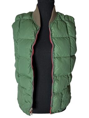 PIONEER SPORTSWEAR Vintage 70s Union Made Reversible Down Filled Puff Vest Small